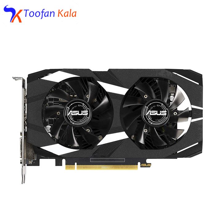 کارت گرافیک ایسوس مدل DUAL-GTX1650-O4G