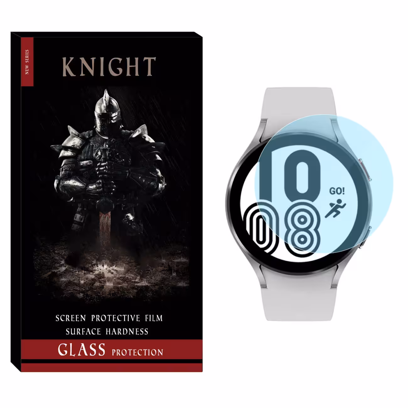 محافظ صفحه نمایش شیشه‌ای نایت مدل SH-KT مناسب برای ساعت هوشمند سامسونگ Galaxy Watch 4 44mm