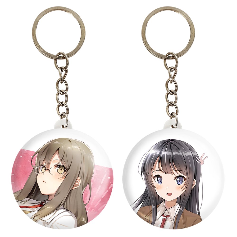 جاکلیدی خندالو مدل مای و ریو انیمه بانی گرل سنپای کد 1641216418 مجموعه 2 عددی