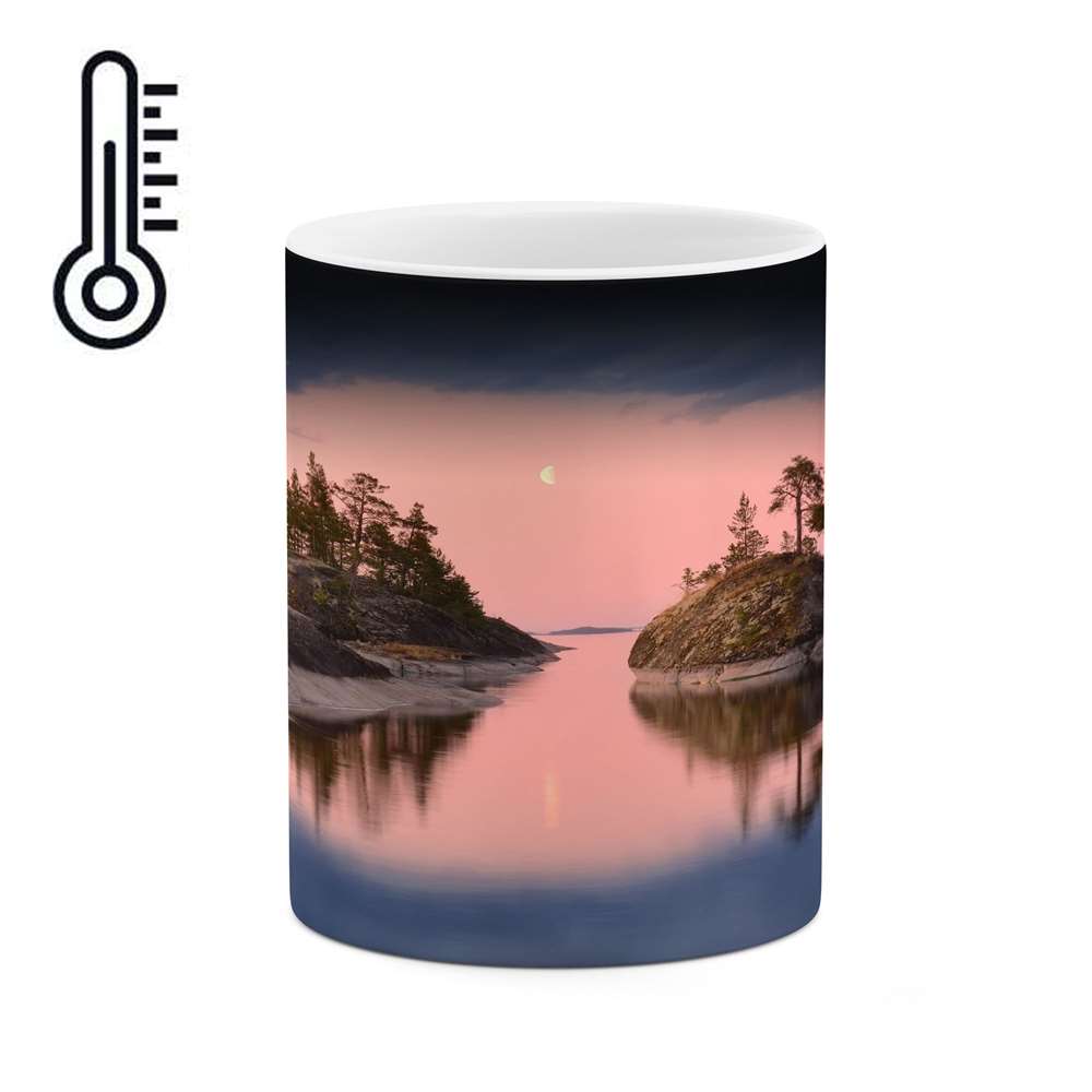 ماگ حرارتی کاکتی طرح منظره مدل mgh14035