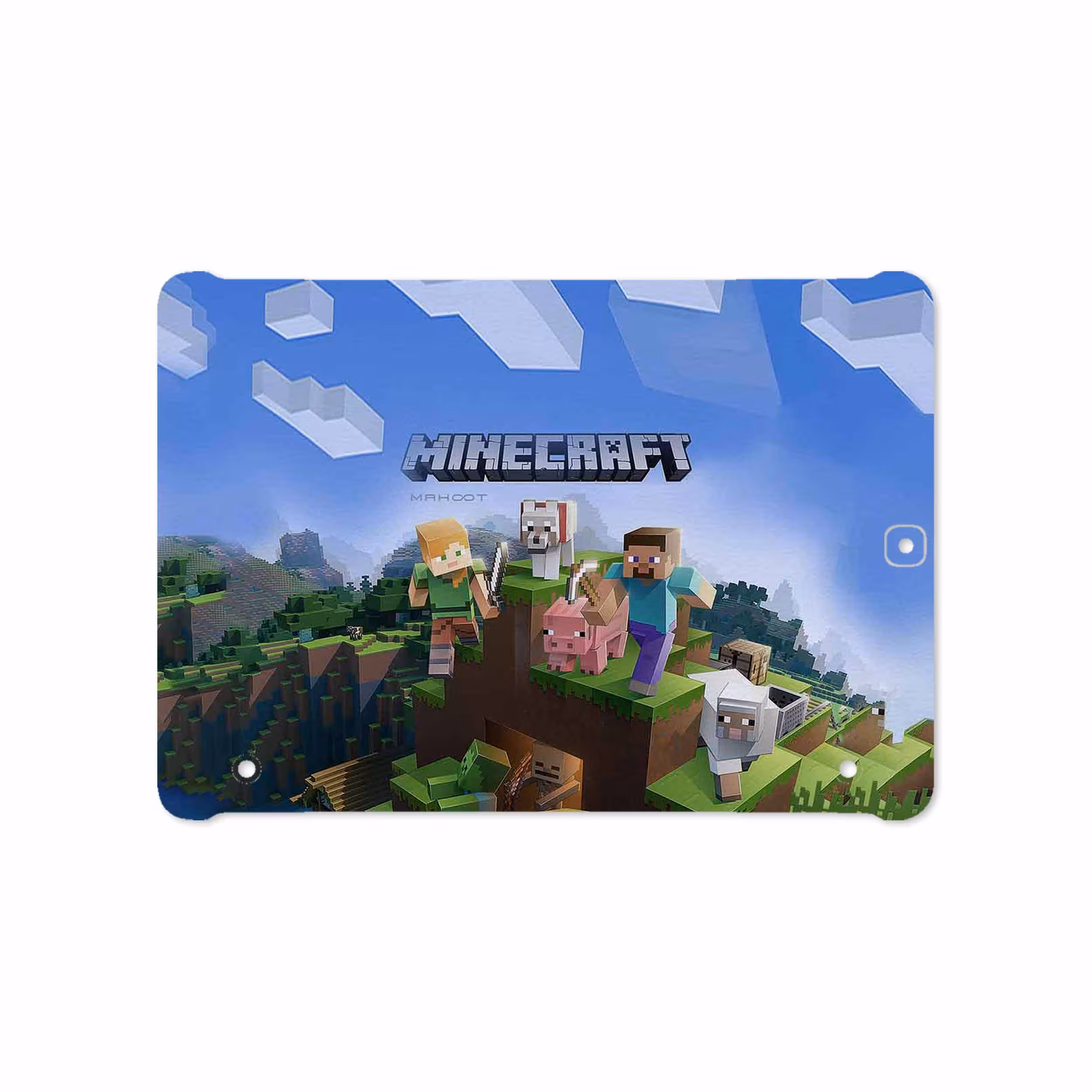 برچسب پوششی ماهوت مدل Minecraft-Game مناسب برای تبلت سامسونگ Galaxy Tab S2 9.7 2016 T819N