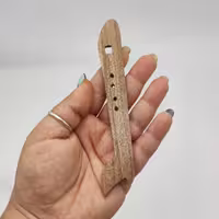 نشان کتاب یا بوکمارکِ چوبی. طرح هواپیما. چوب گردو.پوشش روغن گیاهی اوزمو 
