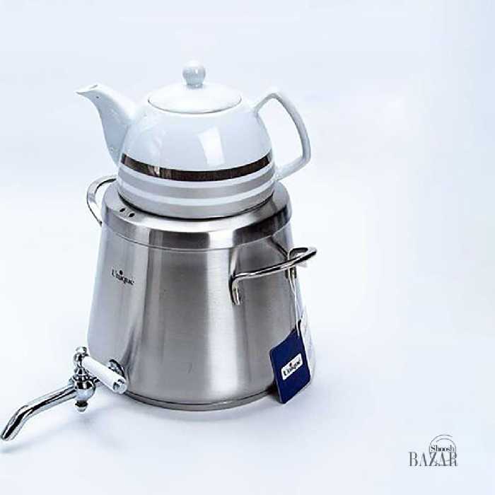 کتری و قوری استیل 4 لیتری یونیک 7203