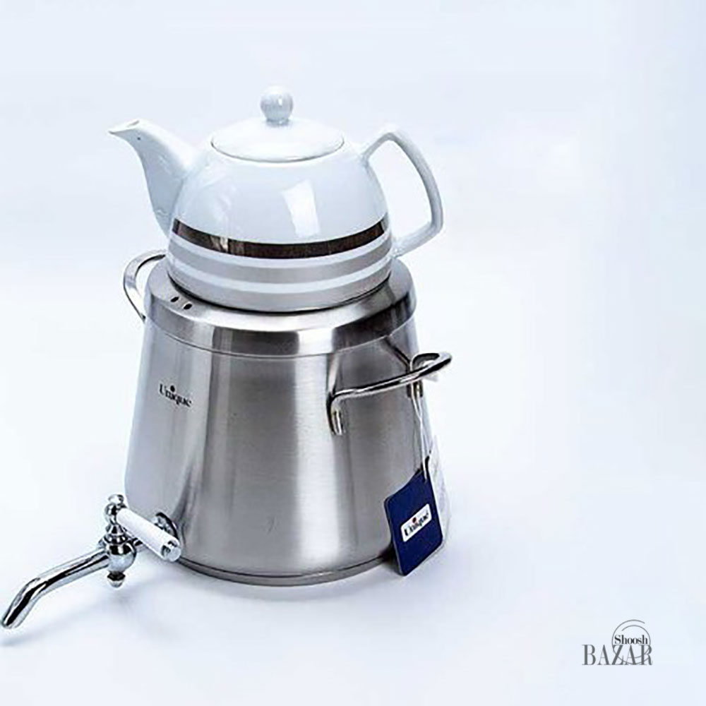 کتری و قوری استیل 4 لیتری یونیک 7203