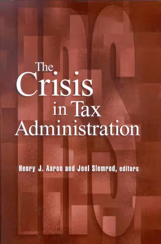 خرید و دانلود نسخه کامل کتاب Crisis in Tax Administration