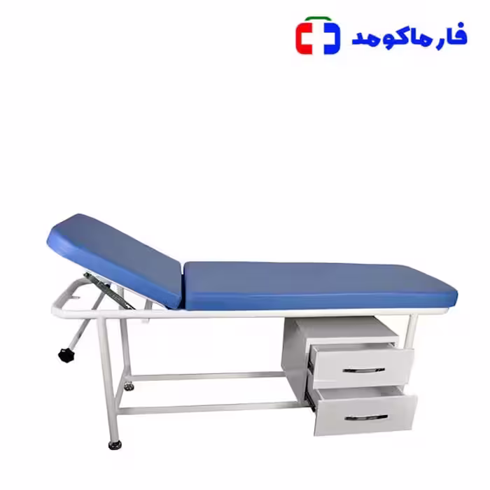 تخت معاینه یک شکن کشودار