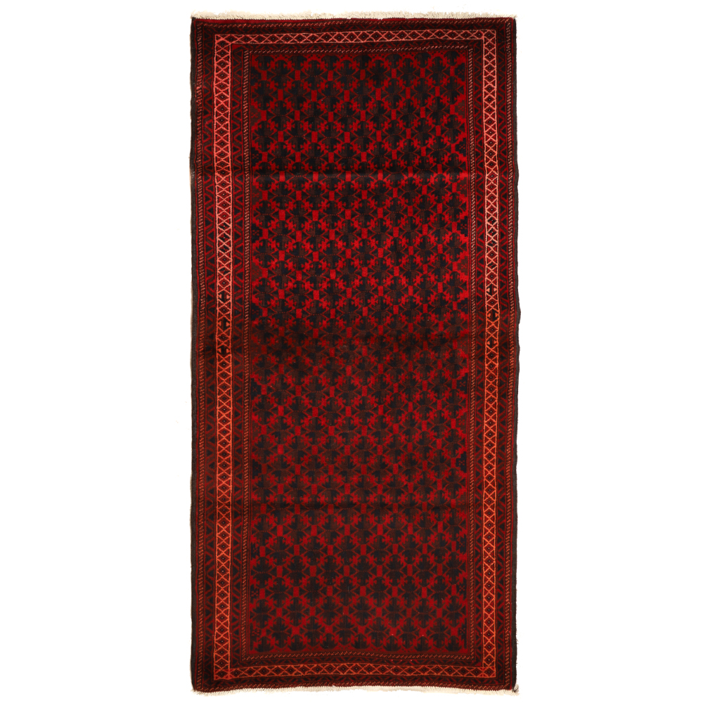 فرش قدیمی دستباف دو متری مدل ترکمن کد 4101127