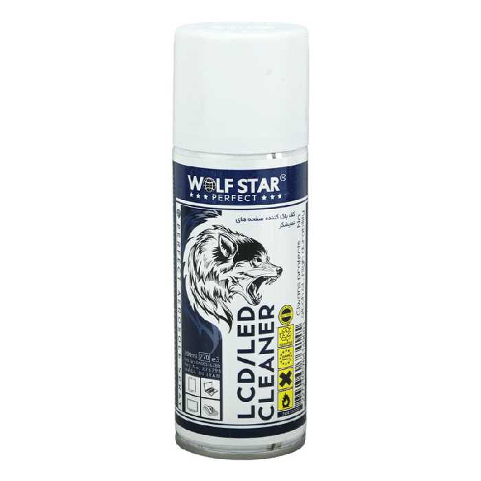 اسپری کف پاک کننده نمایشگر Wolf Star 200ml
