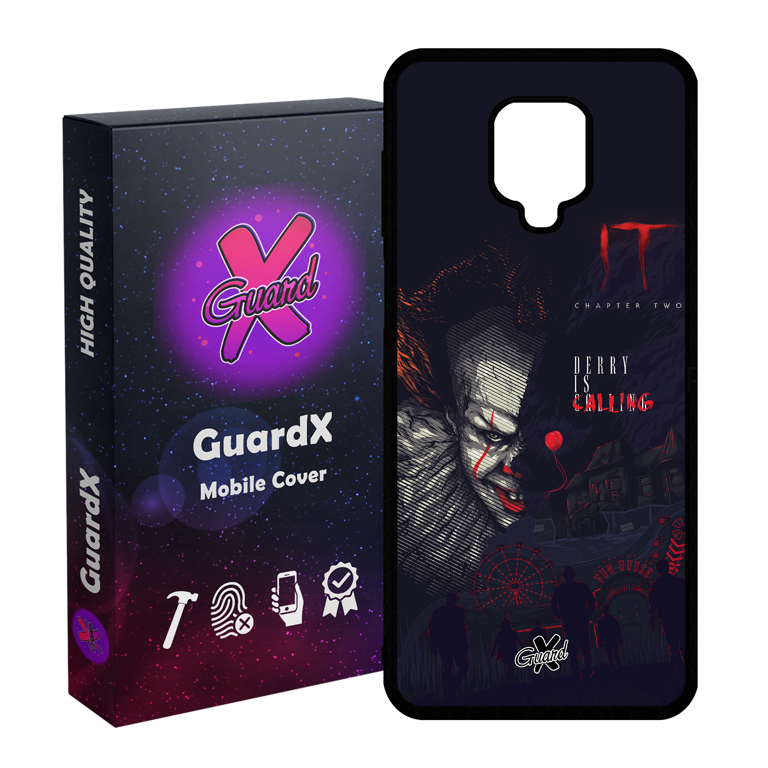 کاور گارد ایکس مدل Glass10142 مناسب برای گوشی موبایل شیائومی Redmi Note 9S / Note 9 Pro / Note 9 Pro Max