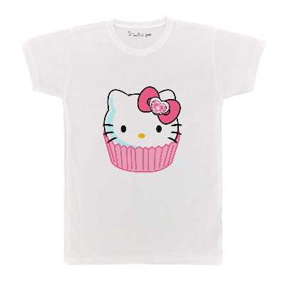 تی شرت بچگانه پرمانه طرح Kitty کد pmt.2429