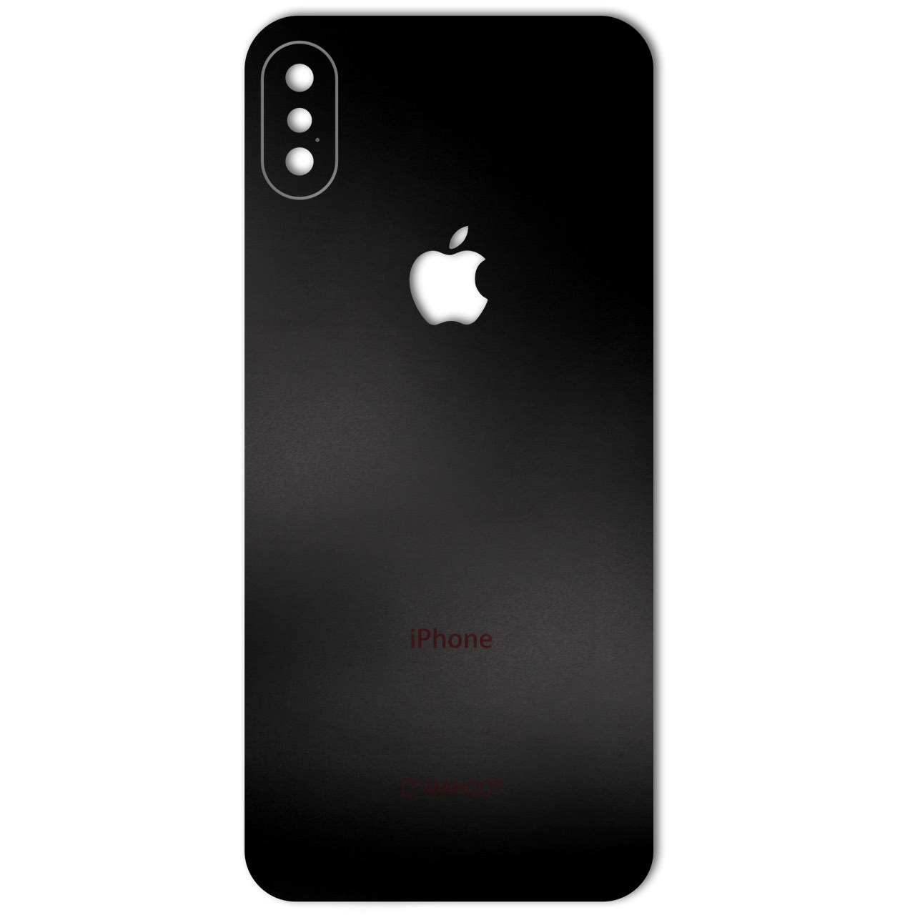 برچسب پوششی ماهوت مدل Black-color-shades Special مناسب برای گوشی iPhone X