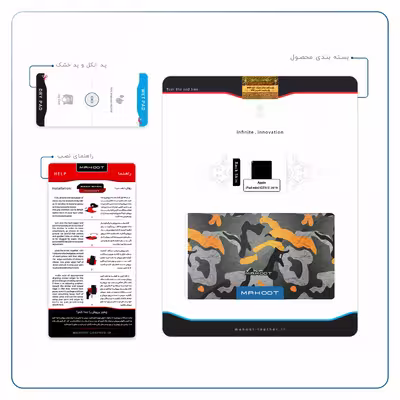 برچسب پوششی ماهوت مدل Autumn-Army مناسب برای تبلت اپل iPad mini (GEN 5) 2019 A2126