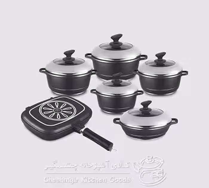 قابلمه گرانیت یونیک 12 پارچه