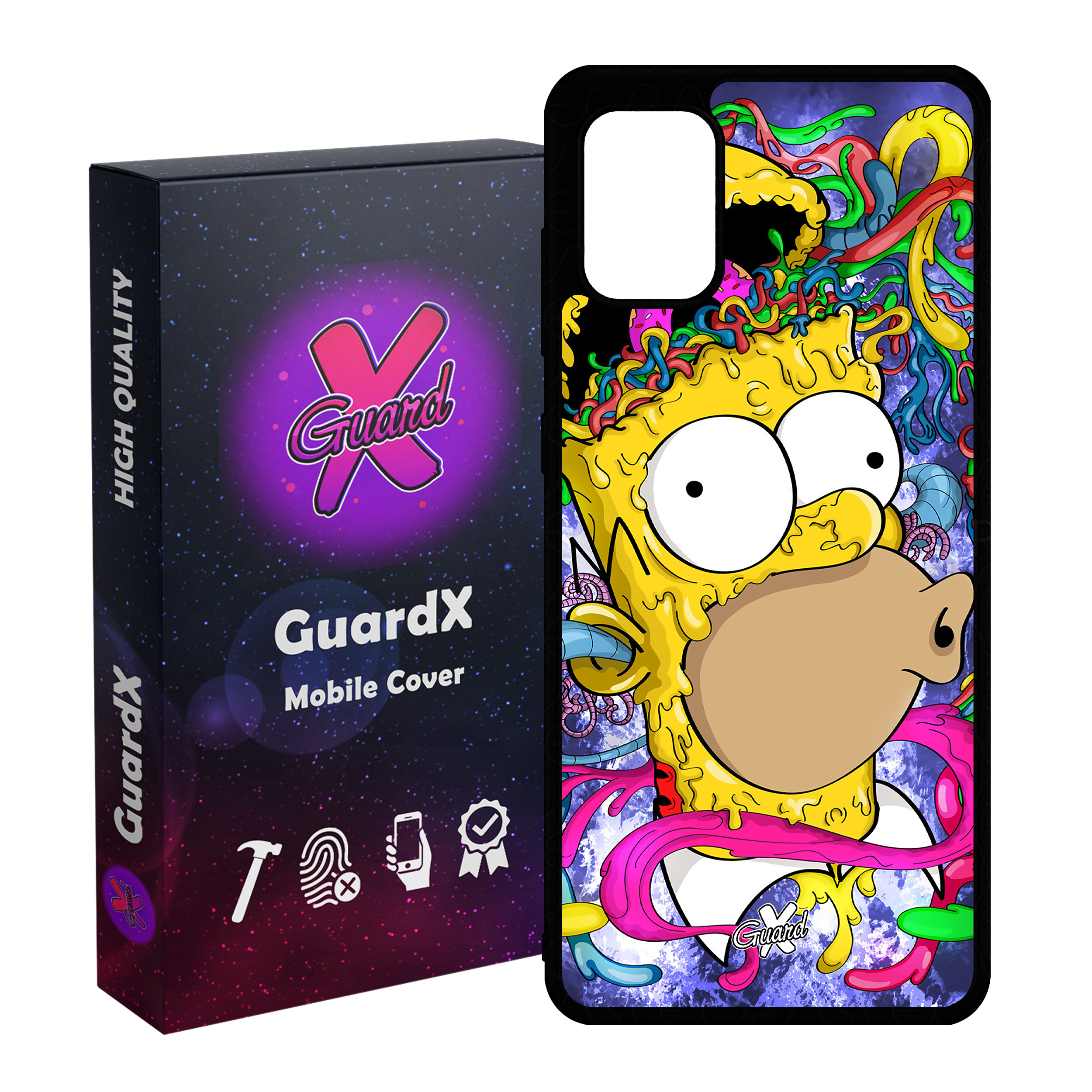 کاور گارد ایکس طرح Simpsons مدل Glass10096 مناسب برای گوشی موبایل سامسونگ Galaxy A51