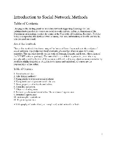 خرید و دانلود نسخه کامل کتاب Social networks