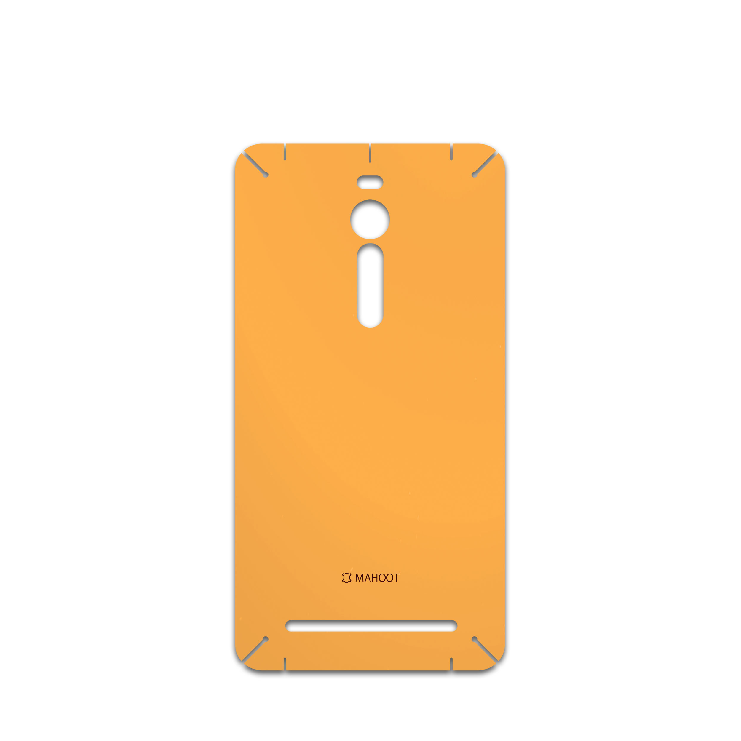برچسب پوششی ماهوت مدل Matte-Orange مناسب برای گوشی موبایل ایسوس Zenfone 2