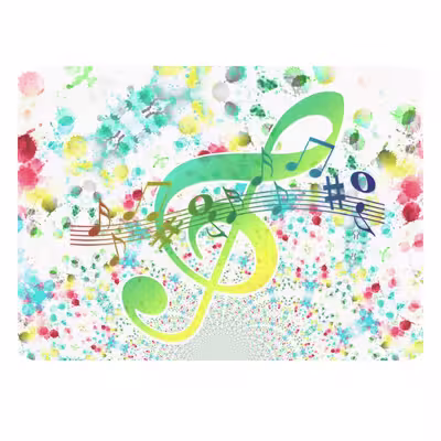 ماوس پد طرح Music کد B303