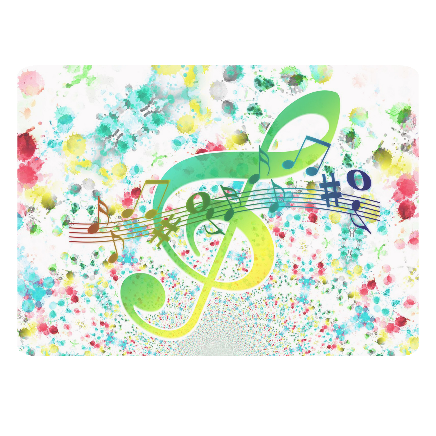 ماوس پد طرح Music کد B303