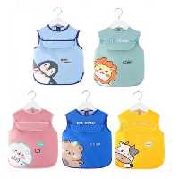 پیشبند مشمایی حلقه ای و جیب دار کودک