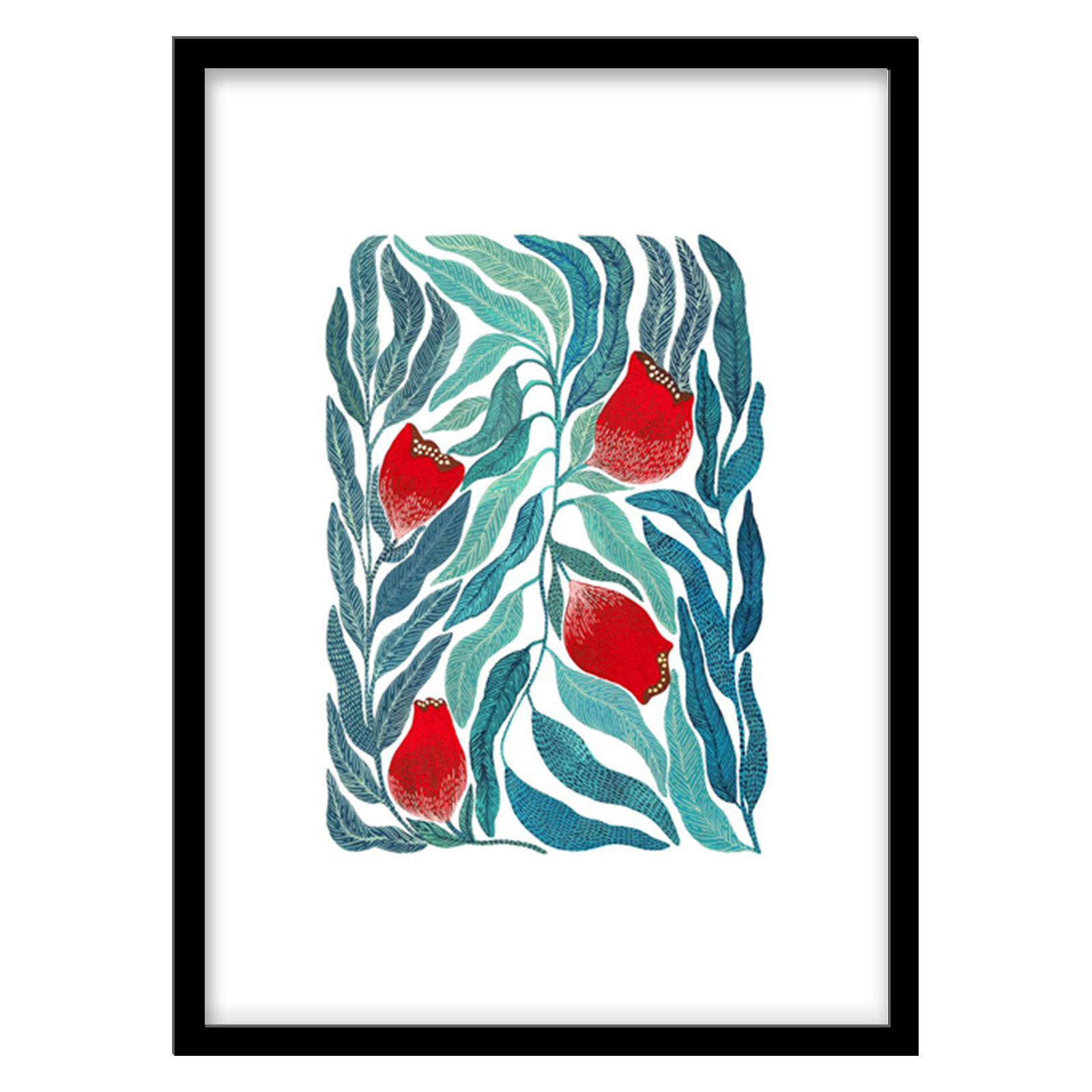 تابلو فورنیمو مدل بوتانیکال مینیمال گل کد 0125B