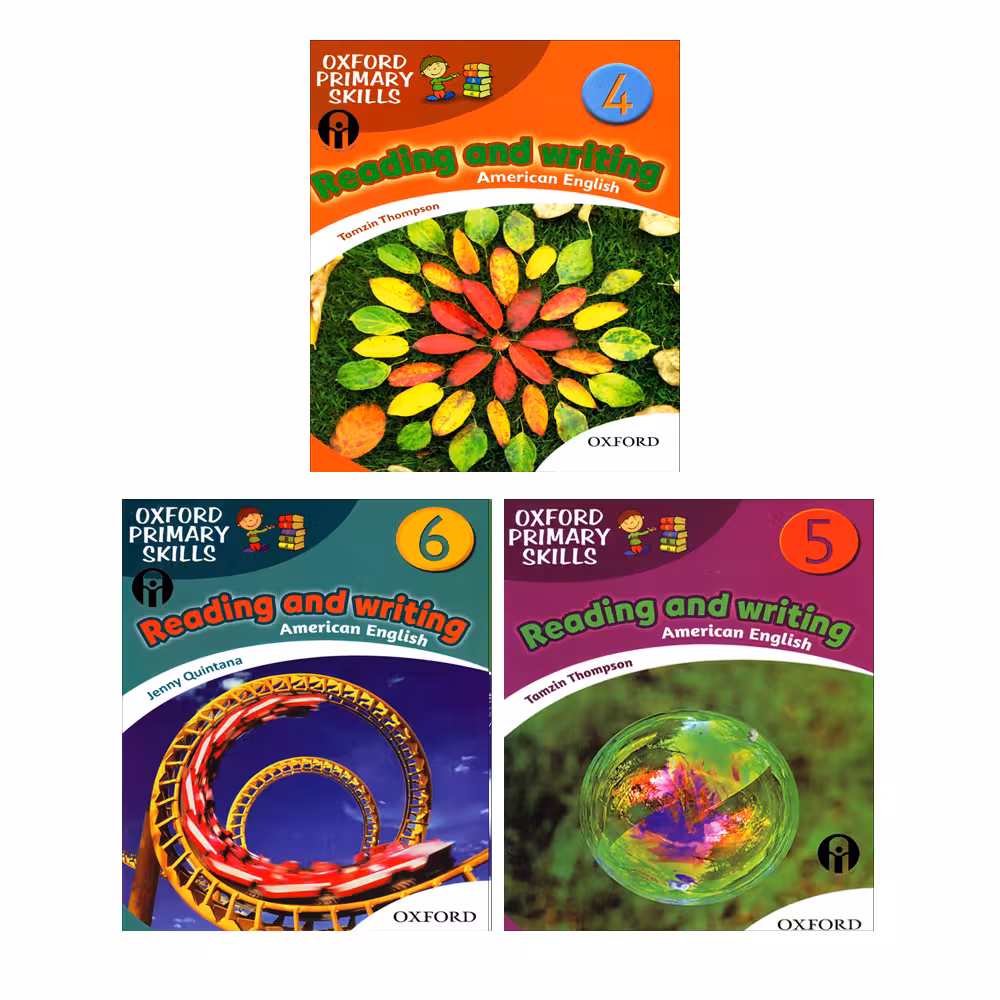 کتاب Reading and Writing اثر Tamzin Thompson And Jenny Quintana انتشارات الوندپویان جلد 4 تا 6
