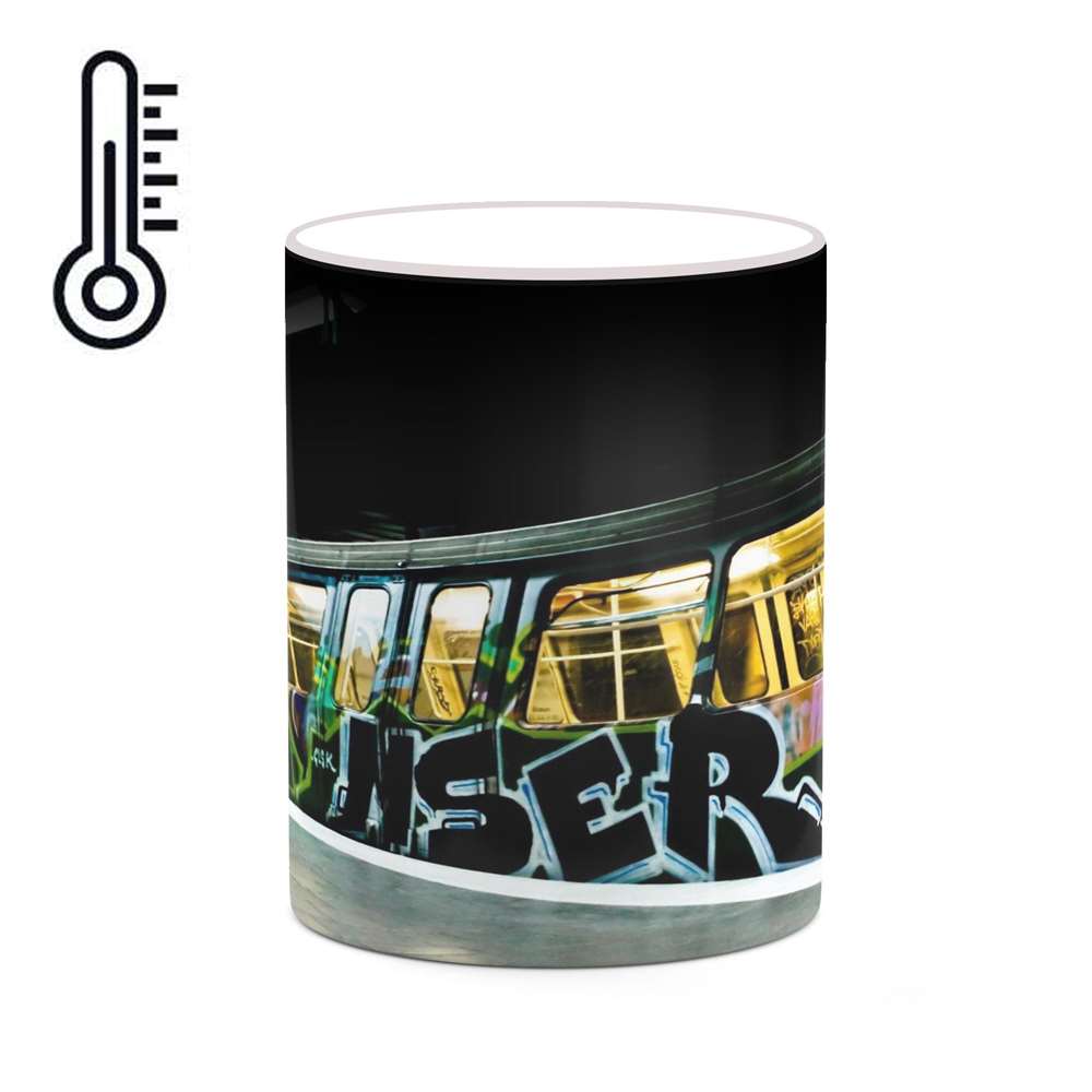 ماگ حرارتی کاکتی طرح Grafiti مدل mgh20489