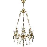 لوستر چشمه نور4 شعله کد S3571/3