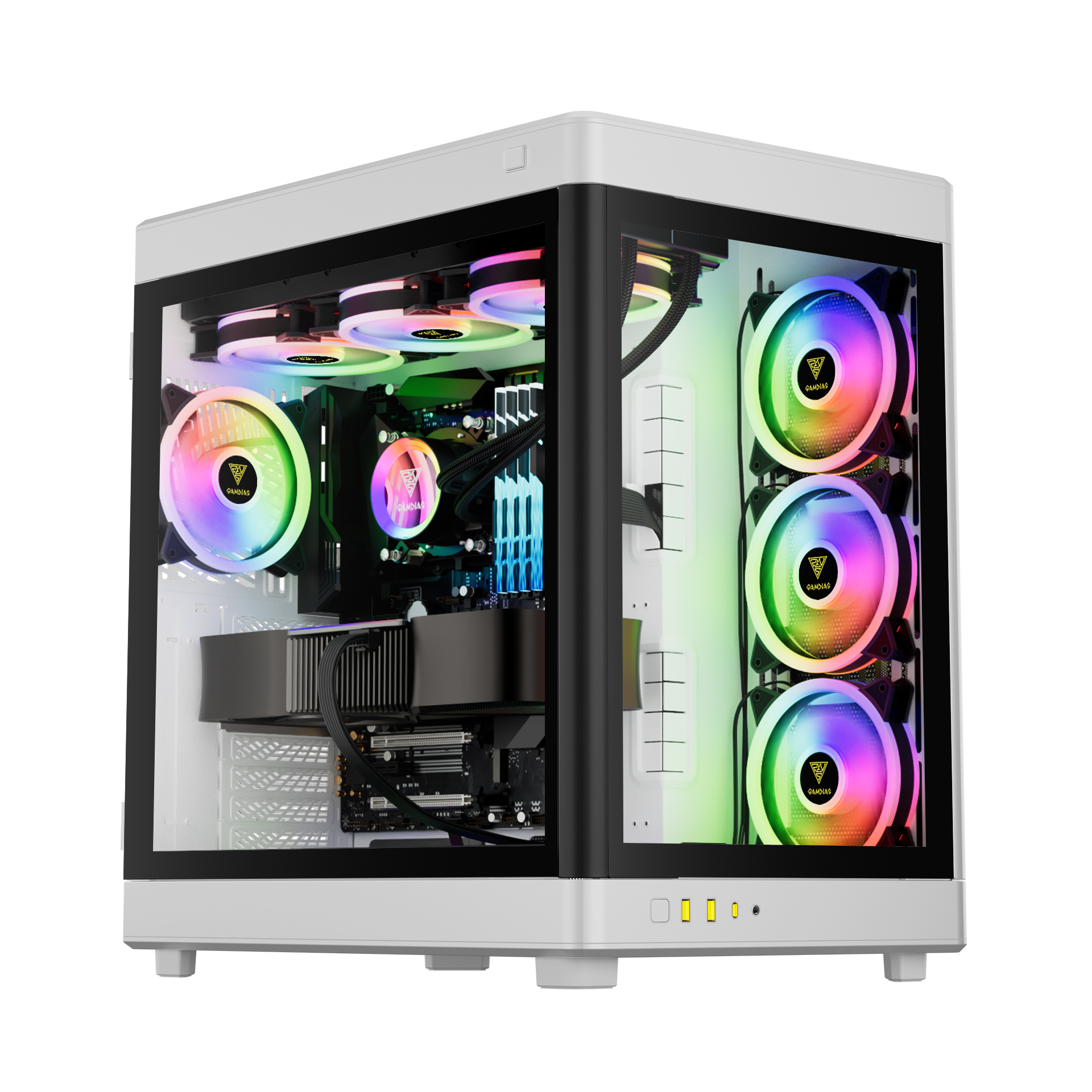 خرید کیس گیمدیاس GAMDIAS NESO P1 White با بهترین قیمت