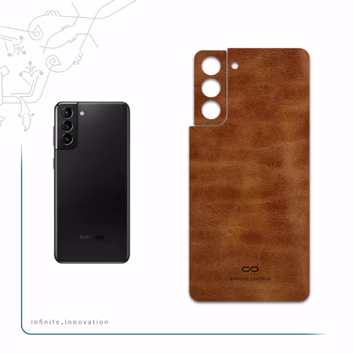 برچسب پوششی ماهوت مدل Buffalo-Leather مناسب برای گوشی موبایل سامسونگ Galaxy S21 5G