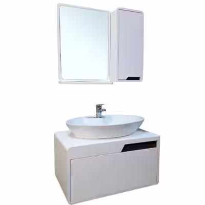 ست کابینت و روشویی مدل lu604001 به همراه اینه وباکس