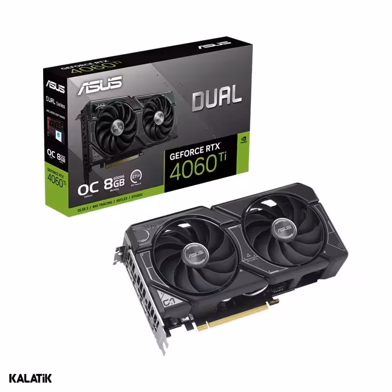 کارت گرافیک ایسوس مدل Dual GeForce RTX 4060 Ti OC Edition 8GB GDDR6