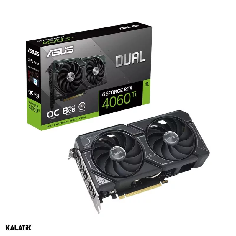 کارت گرافیک ایسوس مدل Dual GeForce RTX 4060 Ti OC Edition 8GB GDDR6