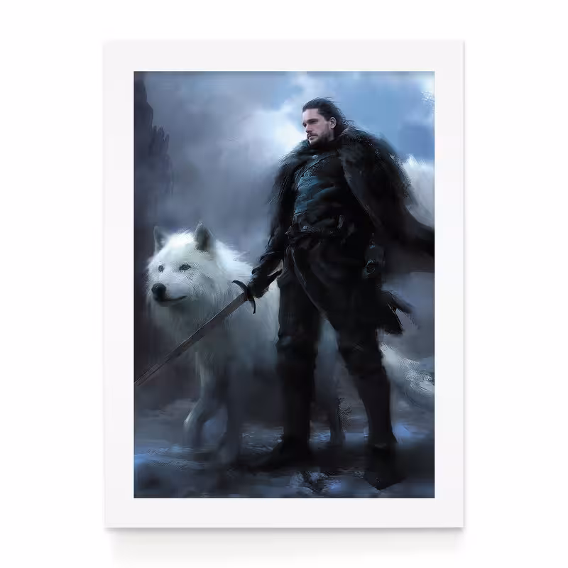 تابلو مدل Game Of Thrones کد RF-5055 | دنیای قاب