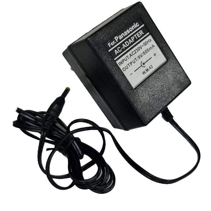 آداپتور 9 ولت 500 میلی آمپر مدل M-43 مناسب برای تلفن پاناسونیک