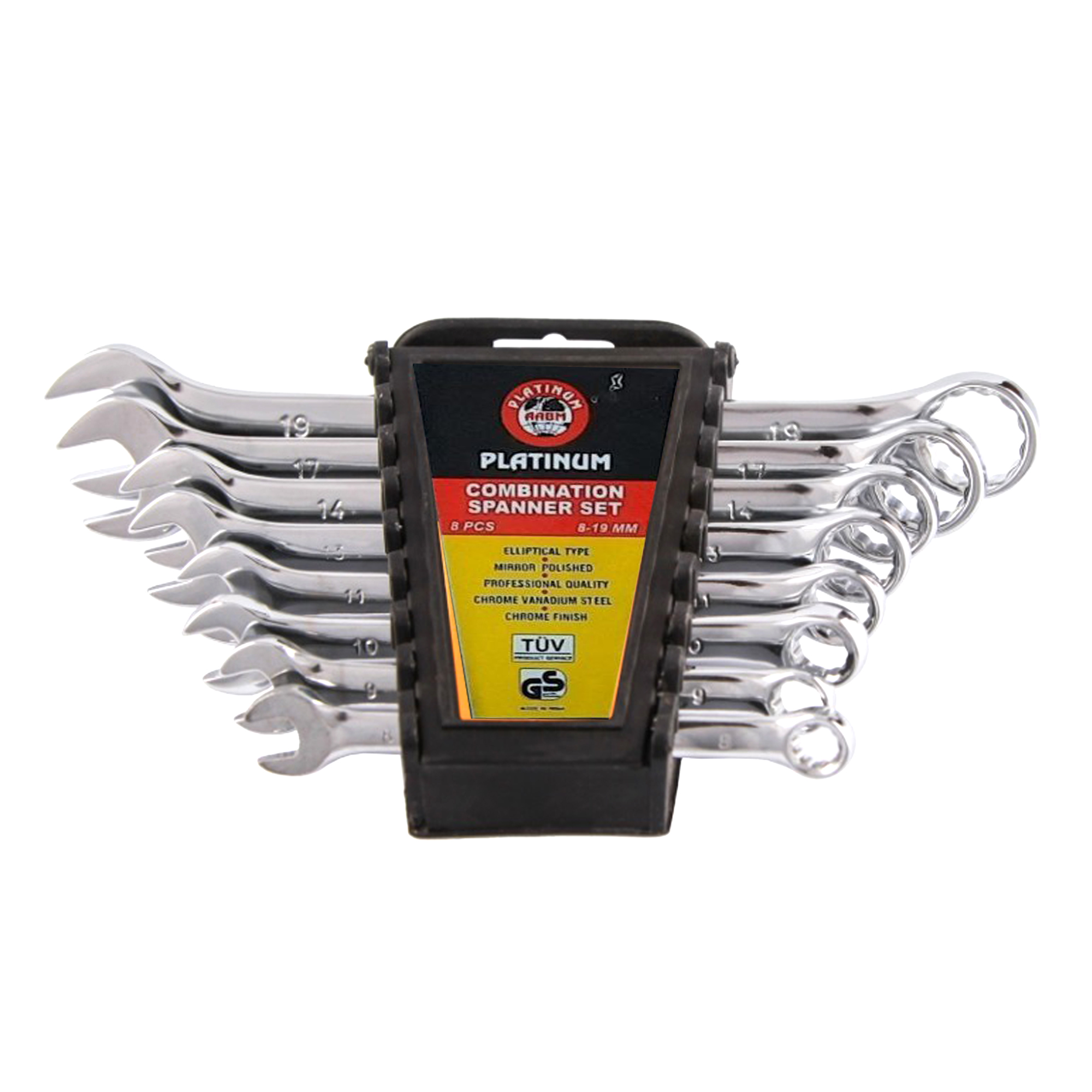 آچار پلاتینیوم مدل steel-8s مجموعه 8 عددی