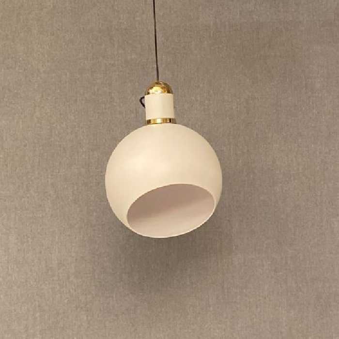 لوستر آویز مدرن سفید ، لوستر آشپزخانه و خواب | ترنم گالری