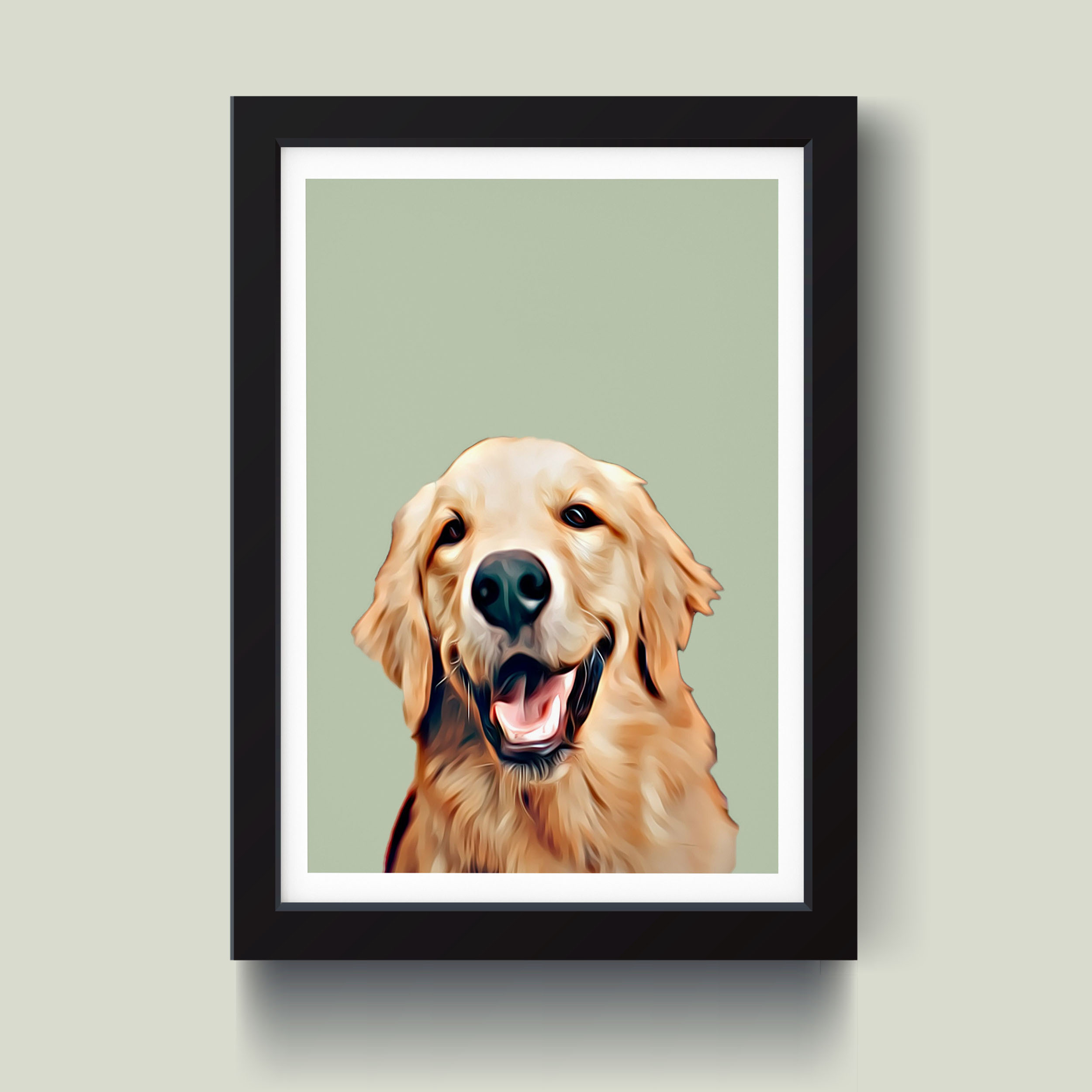 تابلو مدل Minimall Doggs کد m2431-b