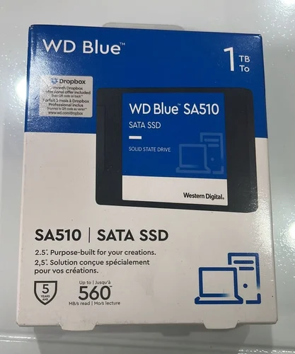 اس اس دی اینترنال وسترن دیجیتال مدل WD BLUE SA510 ظرفیت یک ترابایت (آکبند)