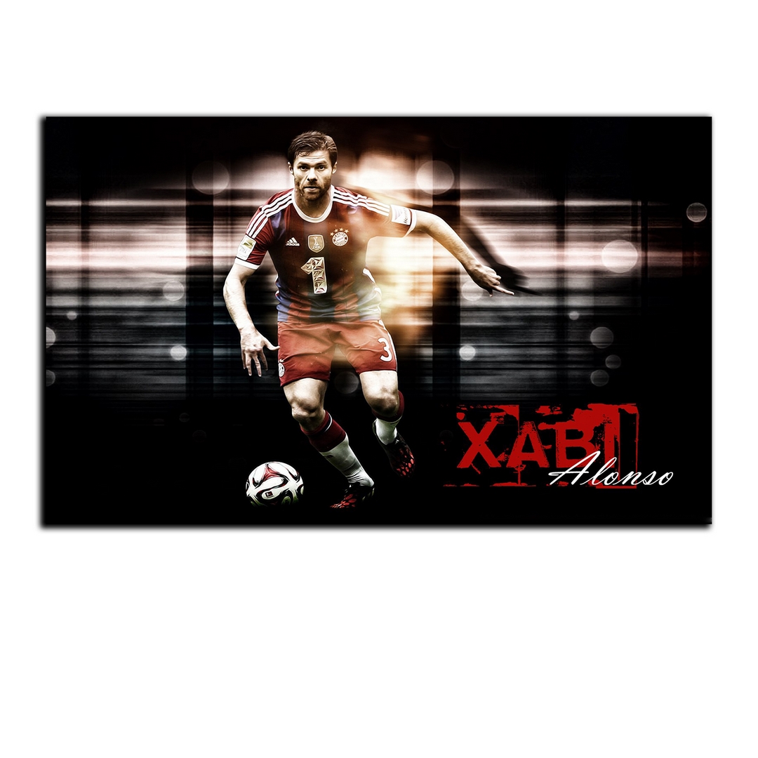 تابلو شاسی بکلیت طرح بازیکن فوتبال باشگاه بایرن مونیخ ژابی آلونسو مدل SH-S6929