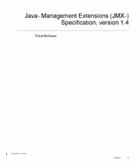 خرید و دانلود نسخه کامل کتاب Java™ Management Extensions (JMX™) Specification, version 1.4: Final Release