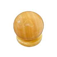 آباژور رومیزی مدل گوی سنگ مرمر کد Onyx-23