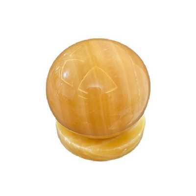 آباژور رومیزی مدل گوی سنگ مرمر کد Onyx-23