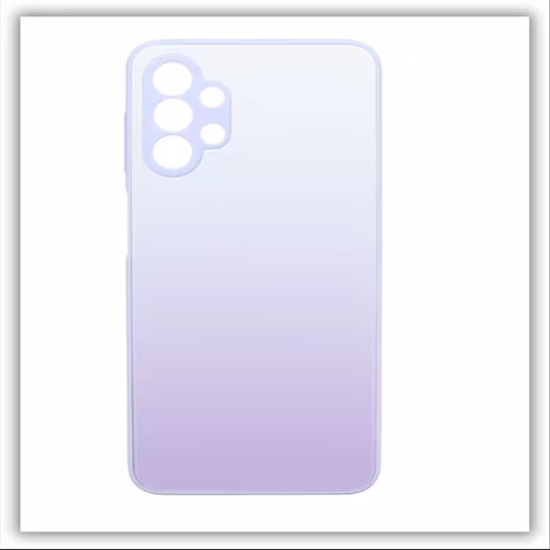 قاب پشت گلس دورنگ Samsung- A13- یاسی-A13