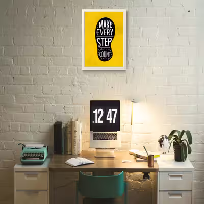 تابلو مدل دکوراتیو انگیزشی step countکدN247