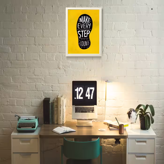 تابلو مدل دکوراتیو انگیزشی step countکدN247