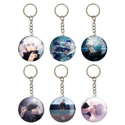 جاکلیدی خندالو مدل انیمه جوجوتسو کایزن کد 427A مجموعه 6 عددی