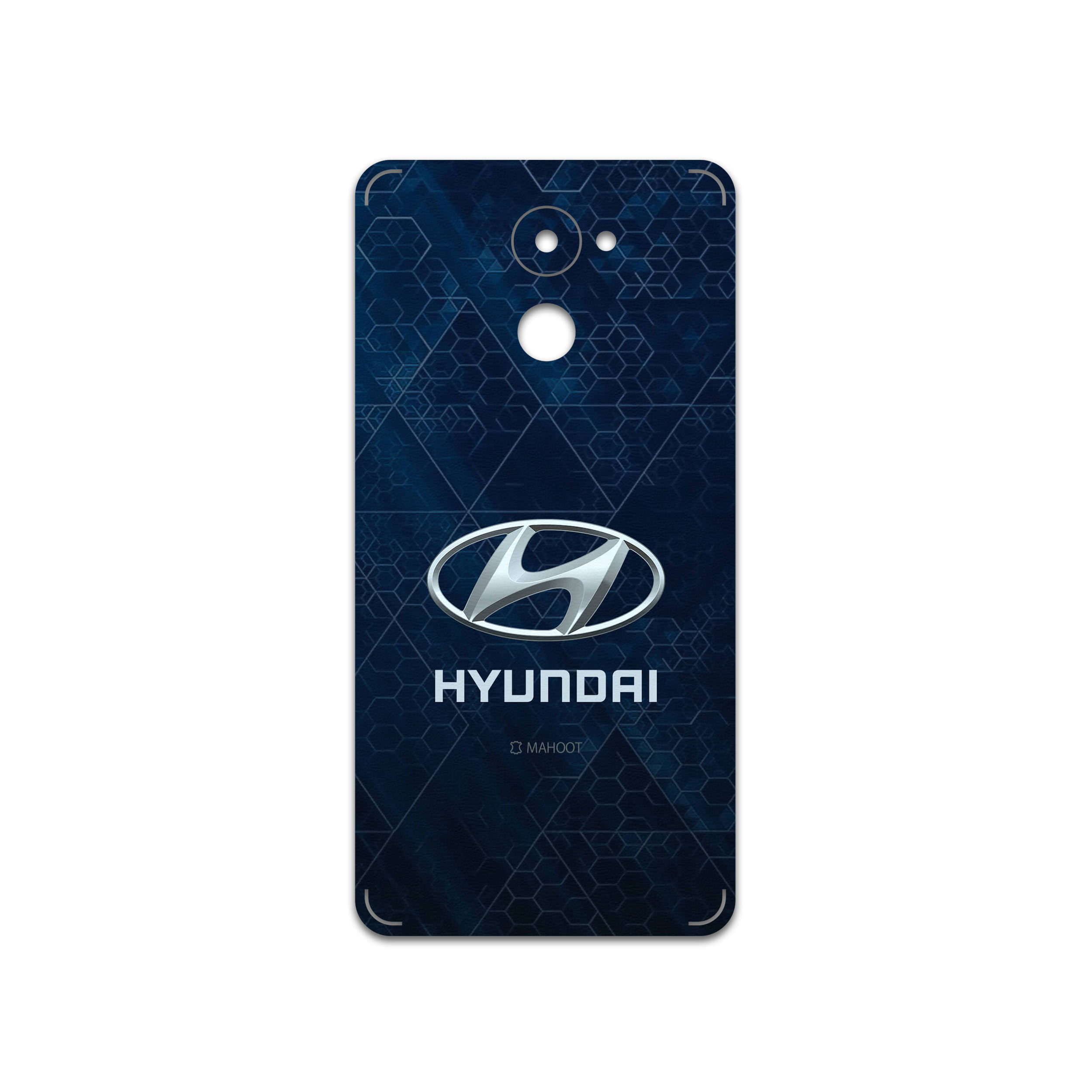 برچسب پوششی ماهوت مدل Hyundai مناسب برای گوشی موبایل هوآوی Y7 Prime