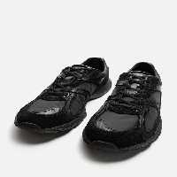کفش مردانه زارا MONOCHROME LEATHER TRAINERS | تهران زارا TehranZara
