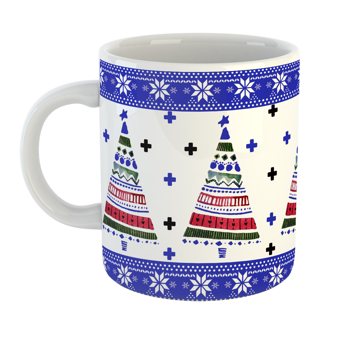 ماگ طرح فرش و کریسمس کد 2313