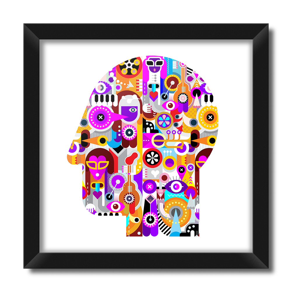 تابلو فنچ آرت طرح انتزاعی کد ABS101